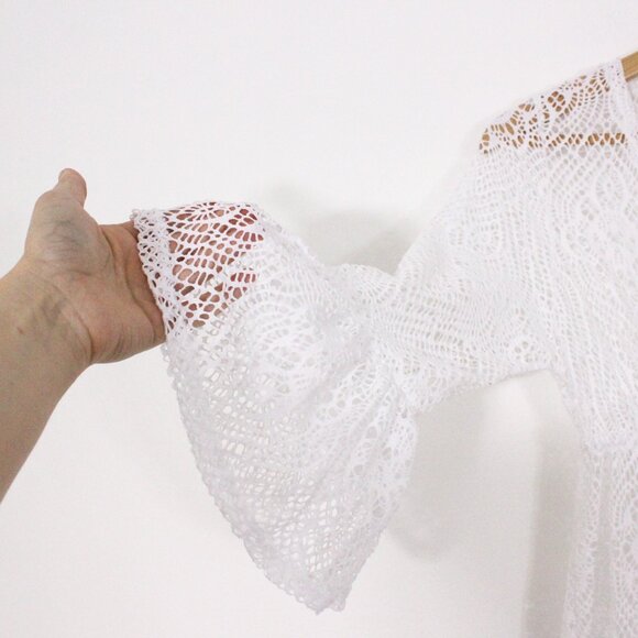 *TIME AND TRU White Beach Cover Up - Picture 5 of 7